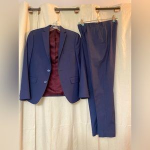 Boys Men’s Warehouse Dark Blue Suit.